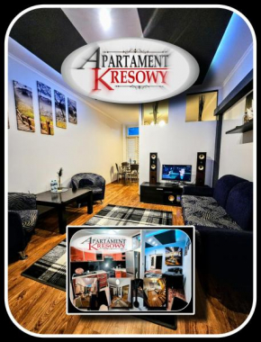 APARTAMENT KRESOWY całe mieszkanie,kuchnia, 3 sypialnie, wi fi, smart tv, parking, kabino-wanna SPA, voucher na aquapark Fala w cenie !!!